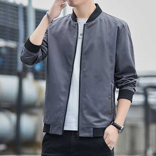 Herren Leichter winddichter Tech‑Bomber mit Rippbündchen und minimalistischen Nahtdetails Nord Taschen