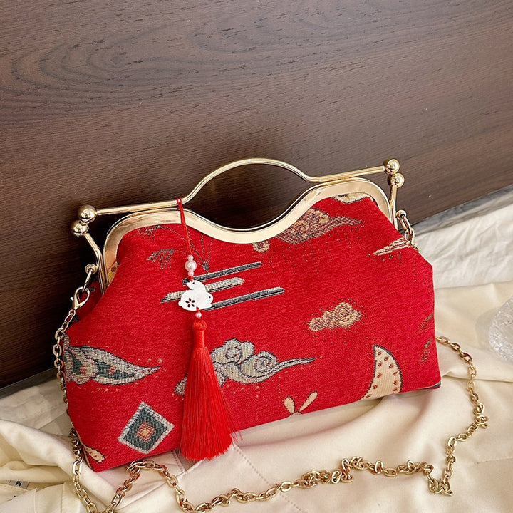 Damen elegante Umhängetasche im nostalgischen Design Nord Taschen