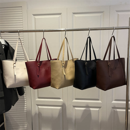 Damen Tote-Bag aus strukturiertem Kunstleder mit stilvollem Detail Nord Taschen