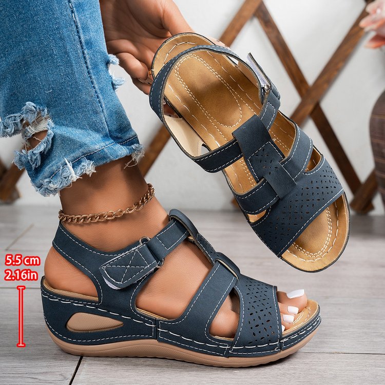 Damen Komfortable Riemensandalen mit anatomischem Fußbett