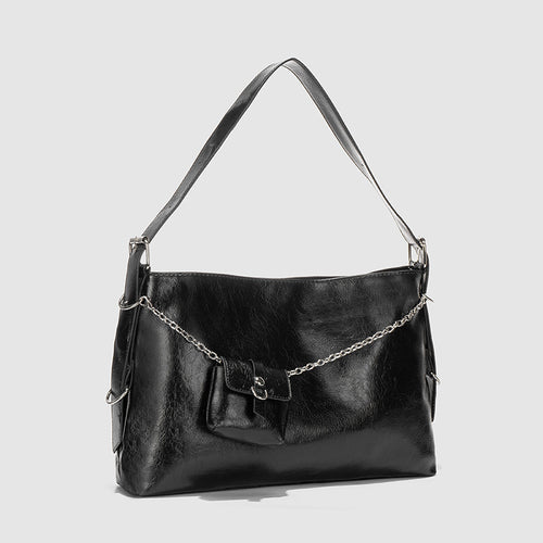 Damen Hobo-Tasche mit schickem Kettenakzent und praktischem Innenlayout Nord Taschen