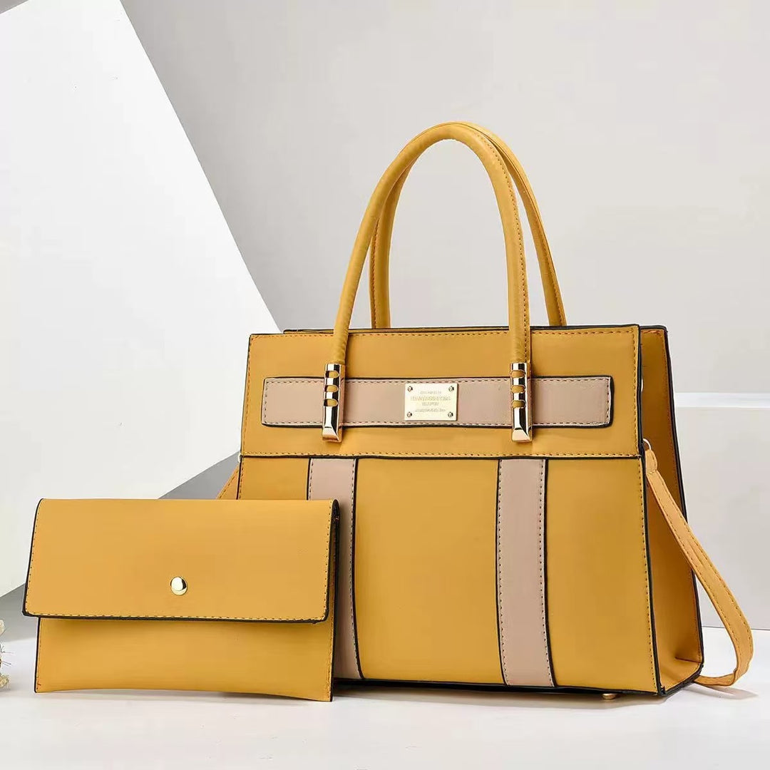 Damen elegante Handtasche mit abnehmbarer Geldbörse Nord Taschen