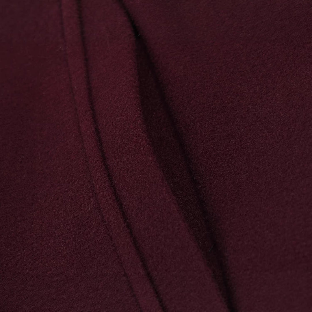 Damen Kurze Boxy-Wollmix-Jacke mit Rundhalsausschnitt und Zierknopfleiste Nord Taschen