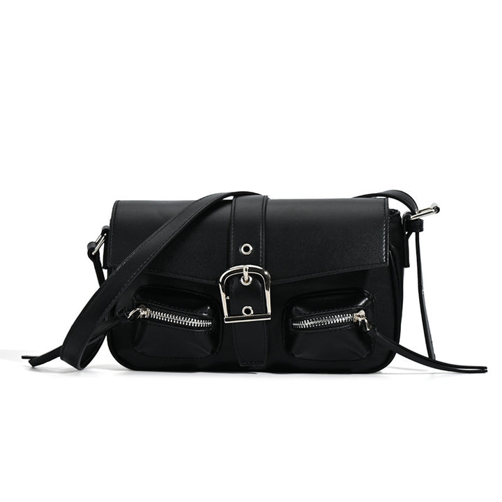 Damen Umhängetasche mit funktionalen Reißverschlusstaschen und luxuriösem Kunstleder Nord Taschen