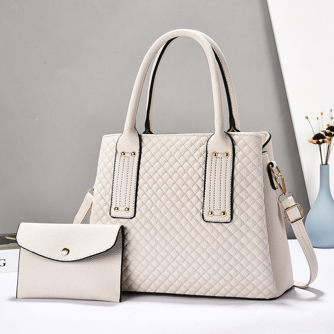 Damen elegante Handtasche mit praktischer abnehmbarer Clutch Nord Taschen