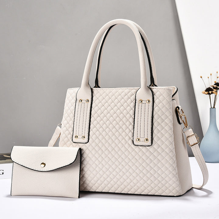 Damen elegante Handtasche mit praktischer abnehmbarer Clutch Nord Taschen