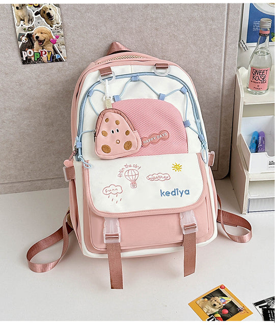 Damen Rucksack mit kreativem Motiv und multifunktionalen Fächern Nord Taschen