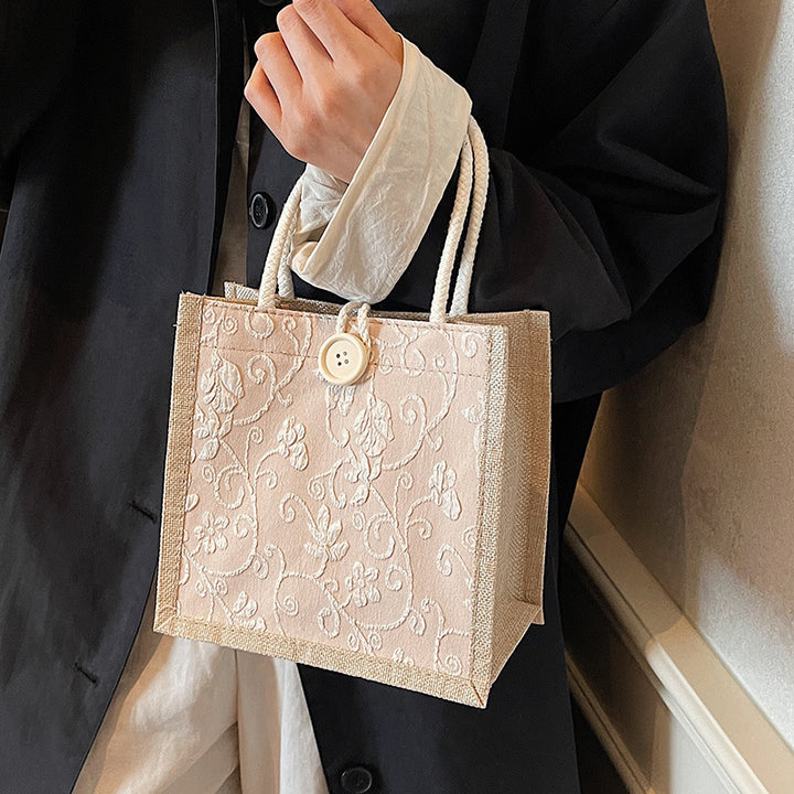 Damen Einkaufstasche mit zeitlosem floralen Design Nord Taschen