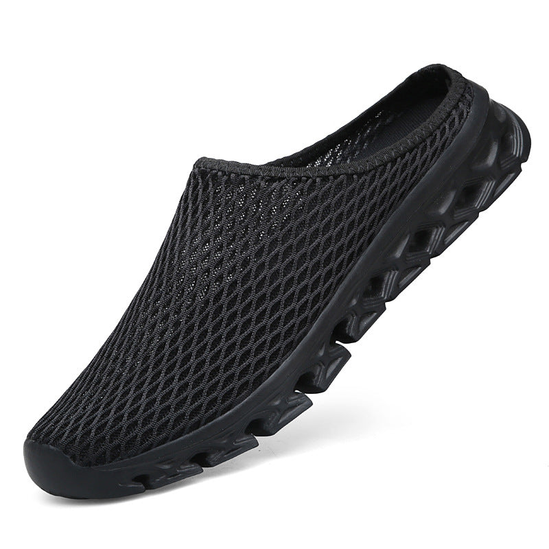Unisex nan atmungsaktiver Mesh-Muleschuh mit flexibler Wabenlaufsohle und ergonomischem Fußbett