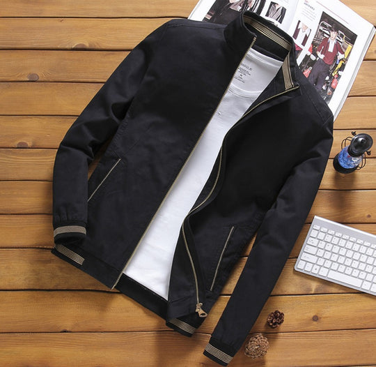 Herren  gefütterte Winterblousonjacke mit weichem Teddyfutter, winddichter Außenhülle und verdecktem Zweiwege-Reißverschluss Nord Taschen