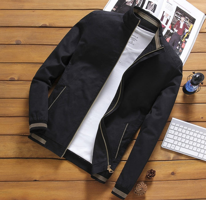 Herren  gefütterte Winterblousonjacke mit weichem Teddyfutter, winddichter Außenhülle und verdecktem Zweiwege-Reißverschluss Nord Taschen