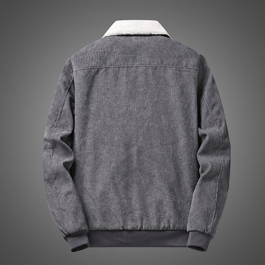 Herren Lässige Steppjacke mit Teddyfutter Nord Taschen 1787797413