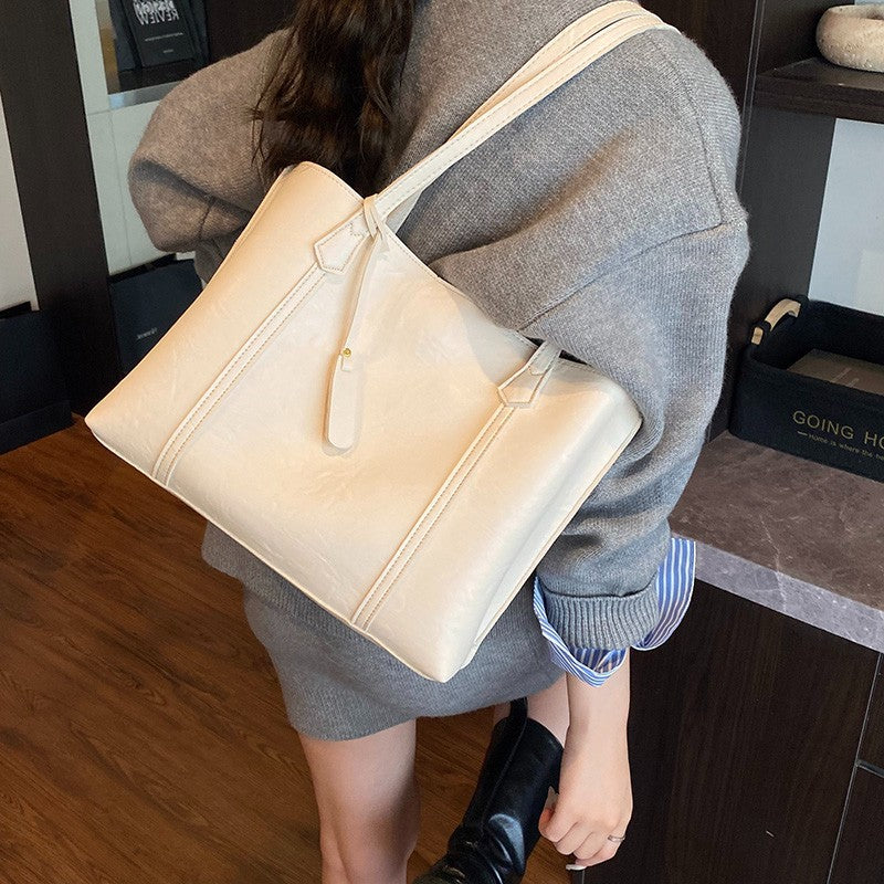 Damen geräumige Handtasche aus hochwertigem Echtleder Nord Taschen