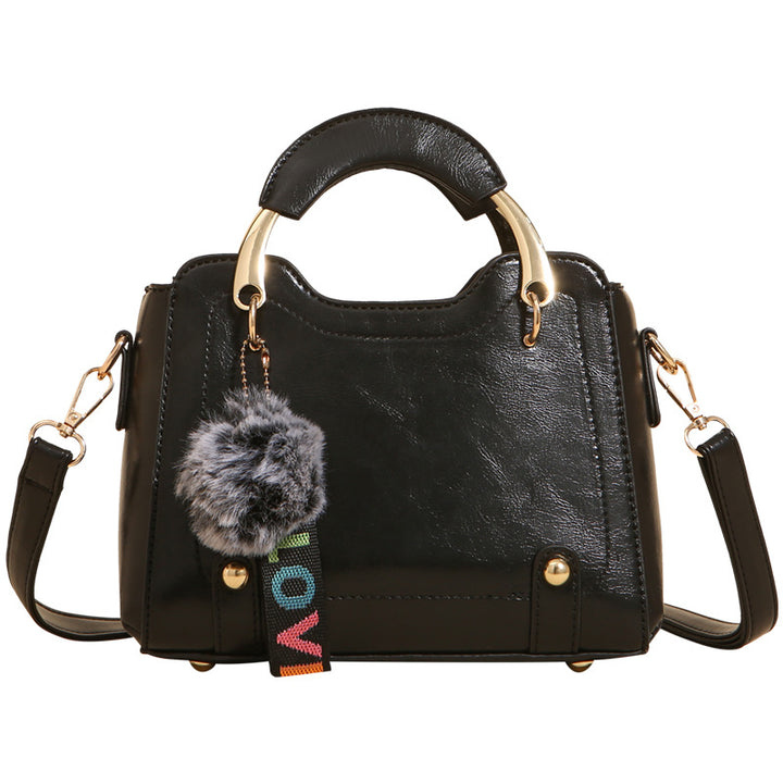 Damen Handtasche mit dekorativem Kunstleder und abnehmbarem Schulterriemen Nord Taschen