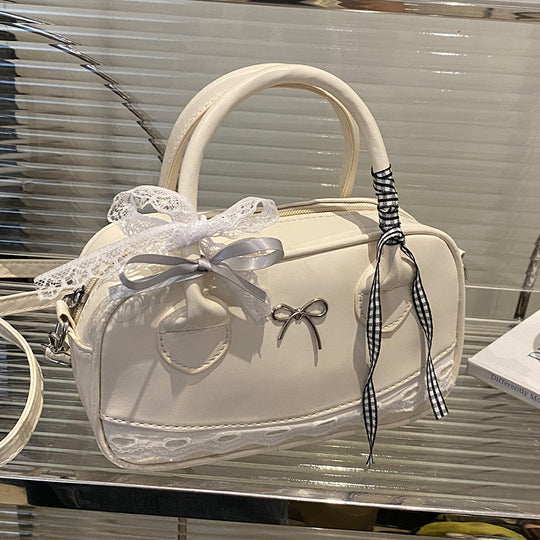 Damen Handtasche mit verspieltem Schleifendesign Nord Taschen
