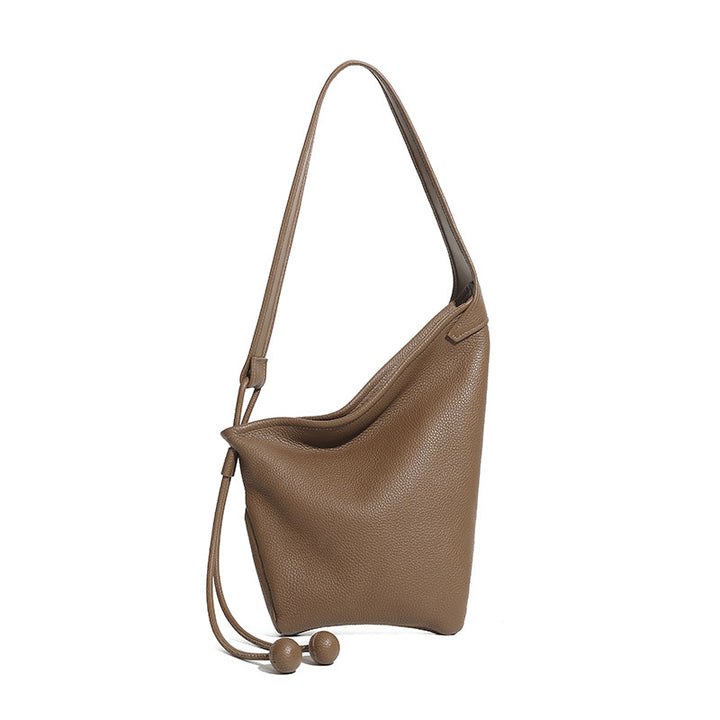 Damen Umhängetasche mit minimalistischer Form und praktischem Zugverschluss Nord Taschen