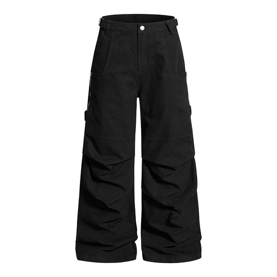 Damen Weite Cargo-Hose mit verstärkten Kniepartien und Multifunktions-Taschen Nord Taschen
