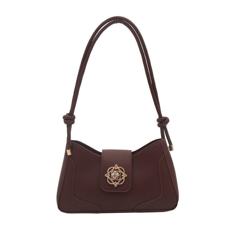 Damen elegante Schultertasche mit hochwertiger Metallverzierung Nord Taschen