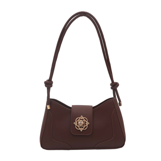 Damen elegante Schultertasche mit hochwertiger Metallverzierung Nord Taschen