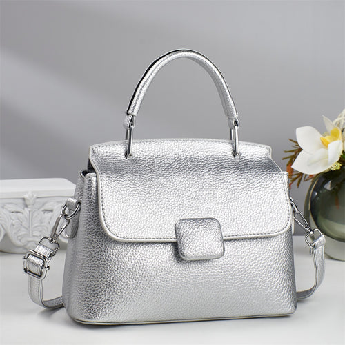 Damen elegante Handtasche mit strukturierter Oberfläche und abnehmbarem Schulterriemen Nord Taschen