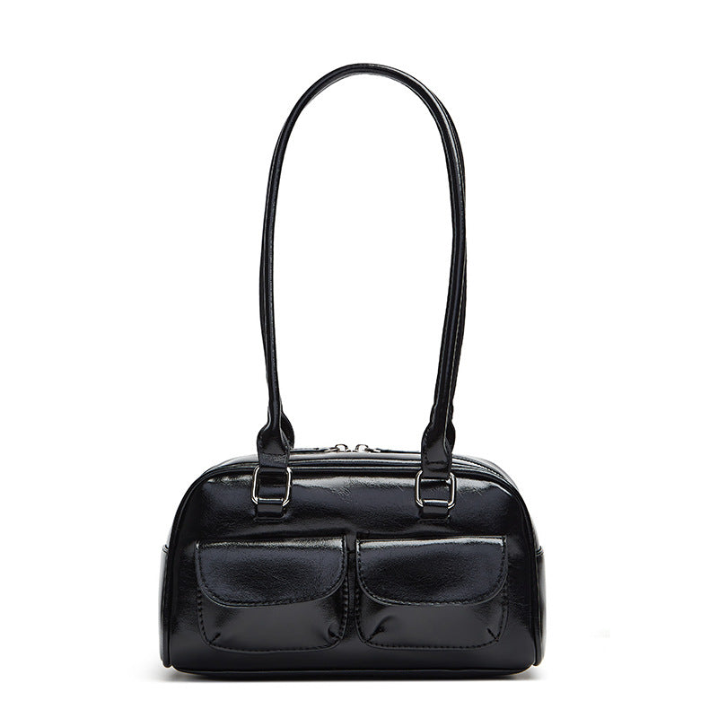 Damen Handtasche mit zwei praktischen Außentaschen Nord Taschen