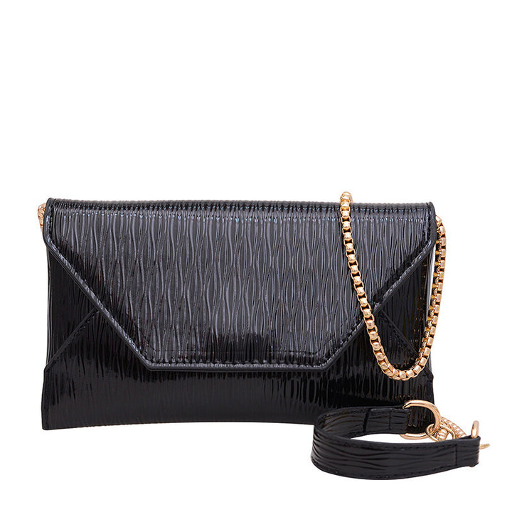Damen elegante Clutch-Tasche mit strukturiertem Obermaterial Nord Taschen