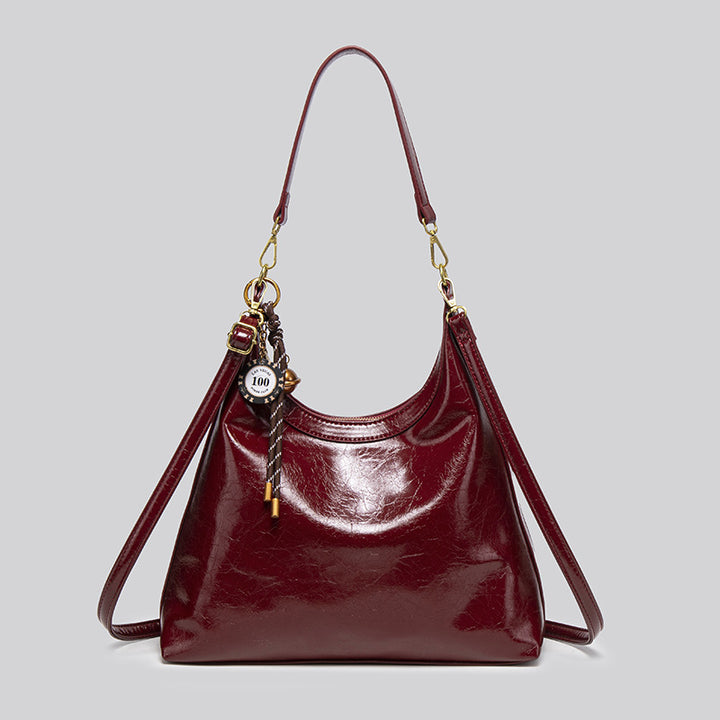 Damen Hobo-Handtasche mit strukturierter Oberfläche und stylishen Akzenten Nord Taschen