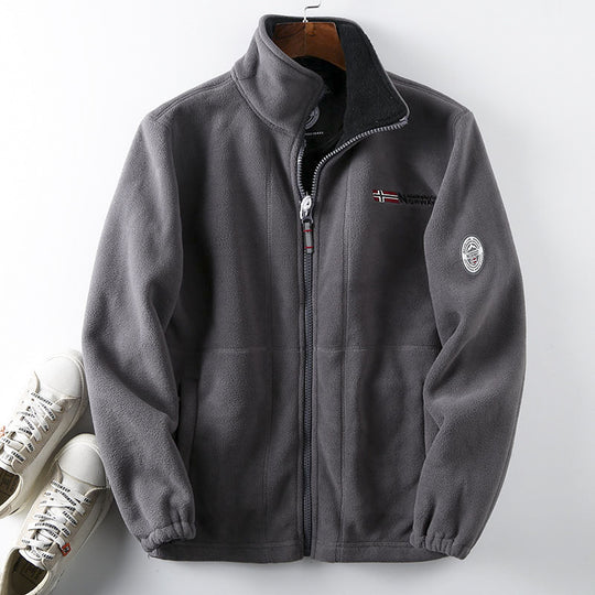 Herren Fleece Jacke Nord Taschen