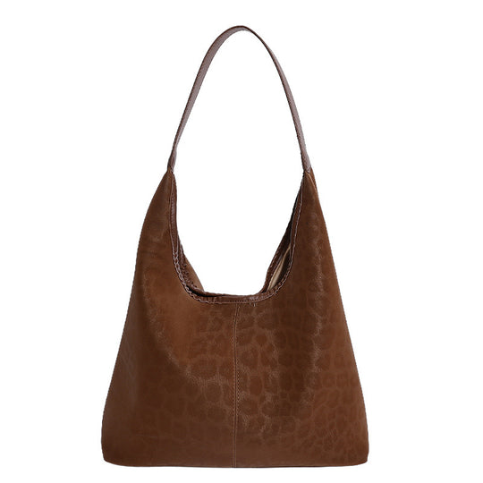 Damen Hobo-Tasche aus hochwertigem Kunstleder mit elegantem Leodruck Nord Taschen