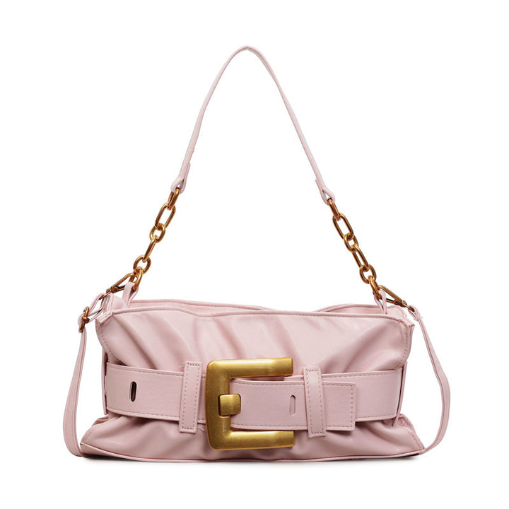 Damen Umhängetasche mit eleganter Gürtelschnalle Nord Taschen