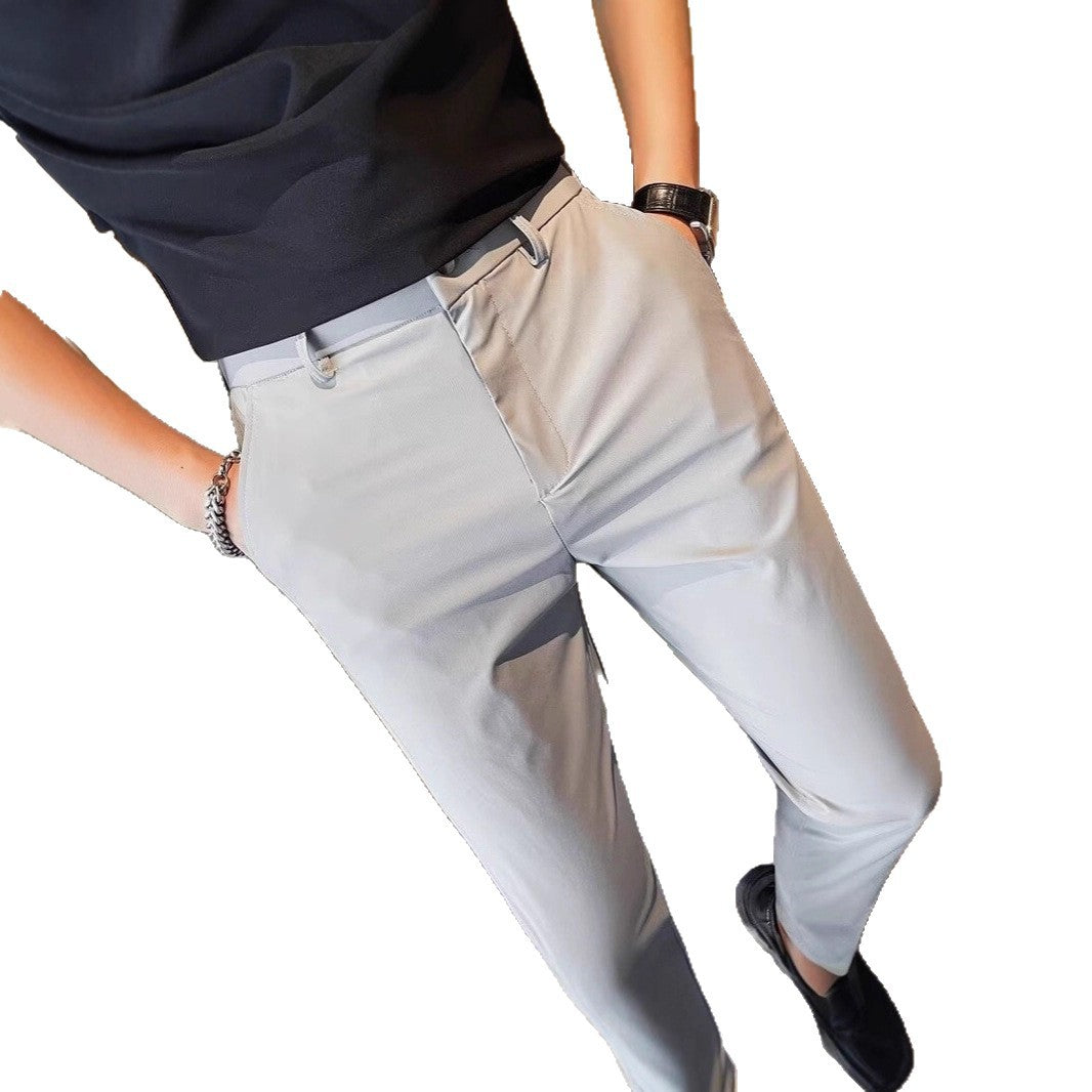 Herren Elegante Slim-Fit Hose Nord Taschen