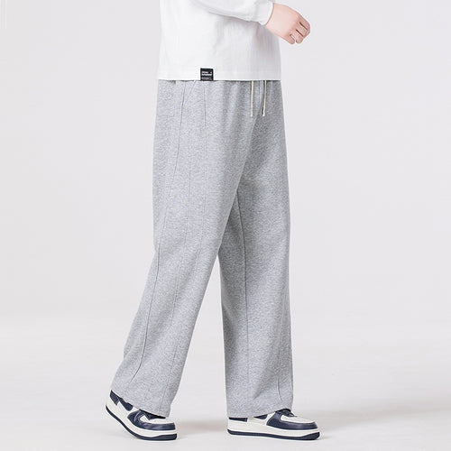 Herren Freizeit-Jogginghose im Oversize-Schnitt mit elastischem Kordelbund & markanter Seitennaht Nord Taschen