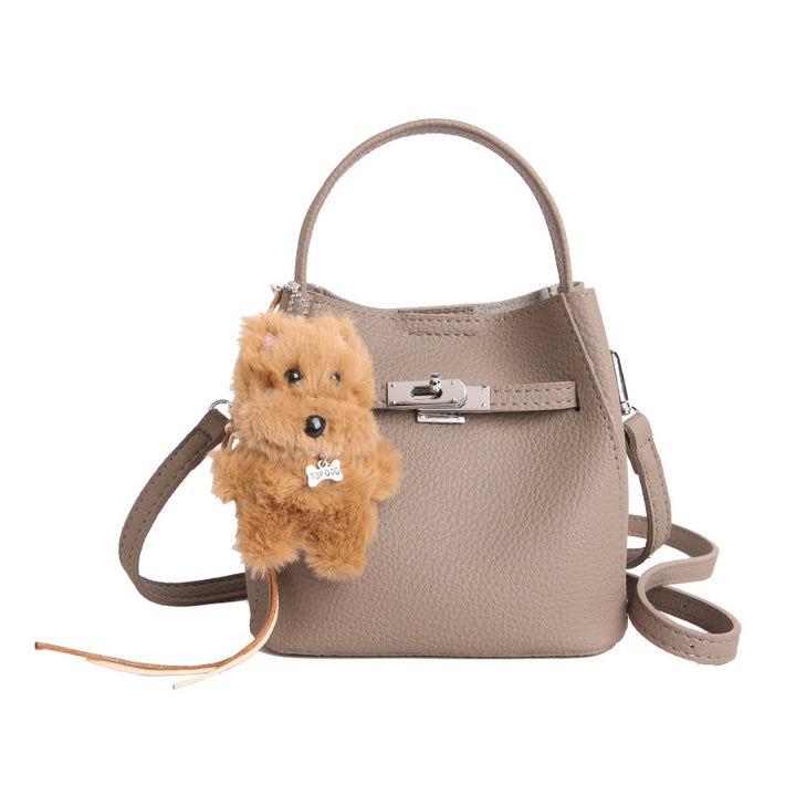 Damen modische Handtasche mit tierischem Anhänger Nord Taschen