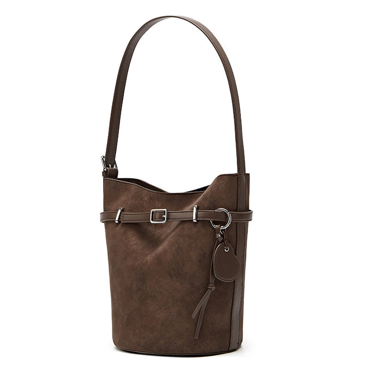 Damen Hobo-Tasche aus hochwertigem Kunstleder mit praktischen Innenfächern Nord Taschen