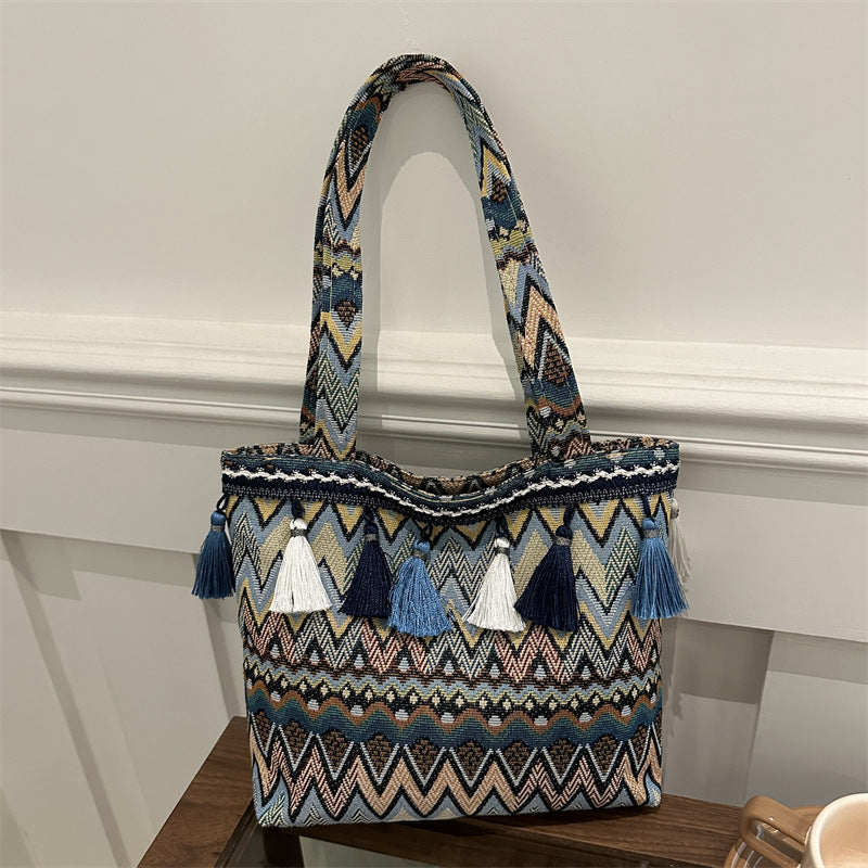 Damen modische Tragetasche mit einzigartigem ethnischen Design Nord Taschen