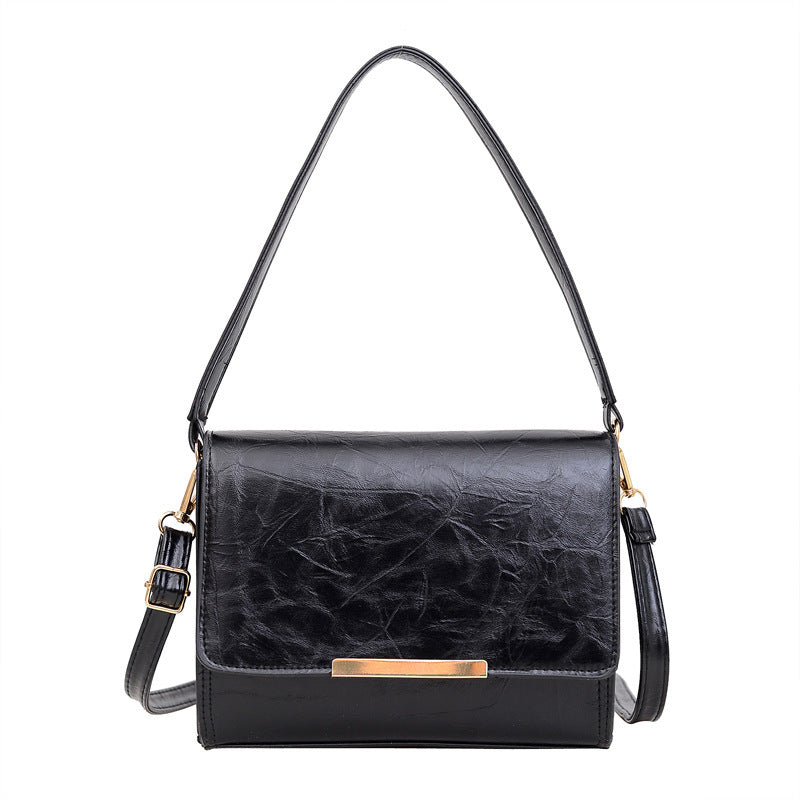 Damen modische Crossbody-Tasche mit edlem Klappdeckel Nord Taschen