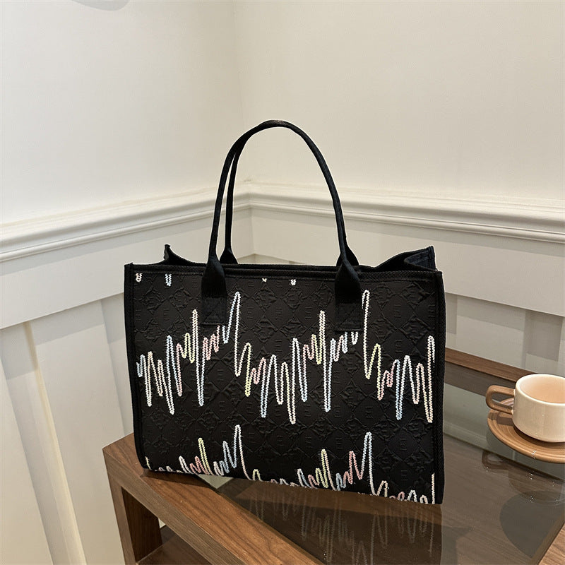 Damen Einkaufstasche mit hochwertigem gestepptem Design Nord Taschen