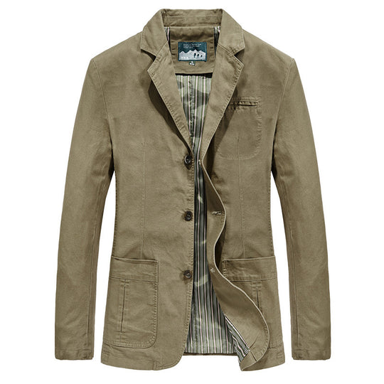 Herren lässiges Baumwollblazer Nord Taschen