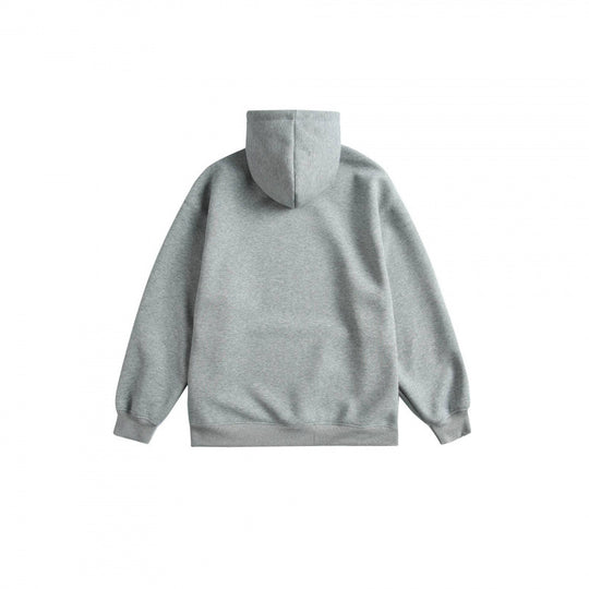 Unisex Oversize-Kapuzenpullover mit Kängurutasche, Logoprint und breitem Rippbund Nord Taschen