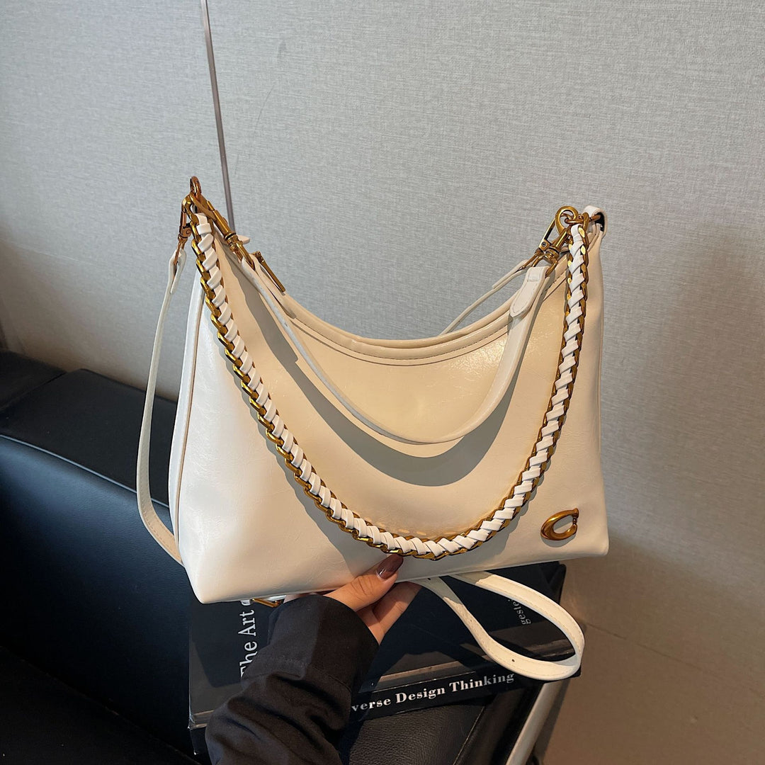 Damen elegante Handtasche mit Kettenakzenten Nord Taschen