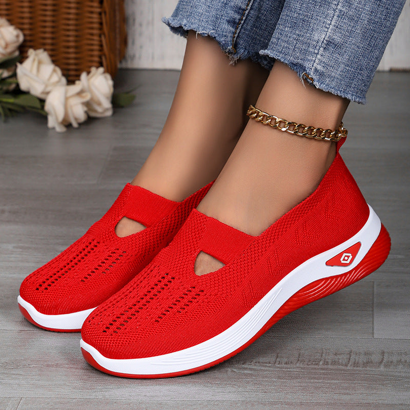 Damen Atmungsaktive Freizeit-Slipper mit elastischem Einschlupf und flexibler Sohle Nord Taschen