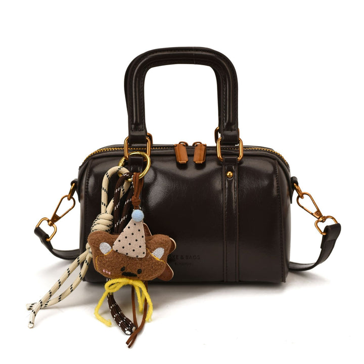 Damen modische Handtasche mit niedlichem Anhänger Nord Taschen