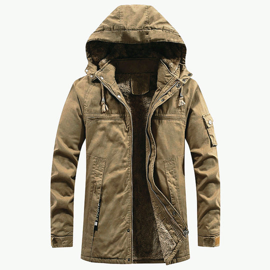 Herren Outdoor-Jacke mit Fleecefutter Nord Taschen