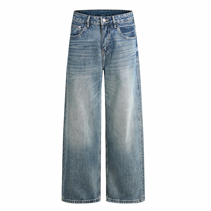 Damen Weite High‑Waist Jeans aus Vintage‑Denim Nord Taschen