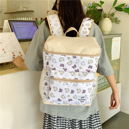 Damen Rucksack mit verspieltem Tiermotiv und geräumigem Stauraum Nord Taschen