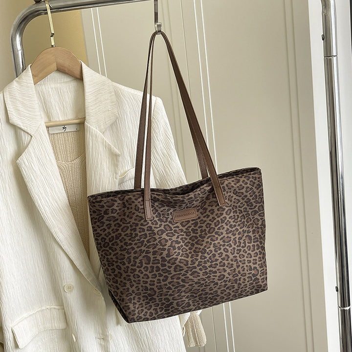 Damen modische Tragetasche mit elegantem Leopardenmuster Nord Taschen