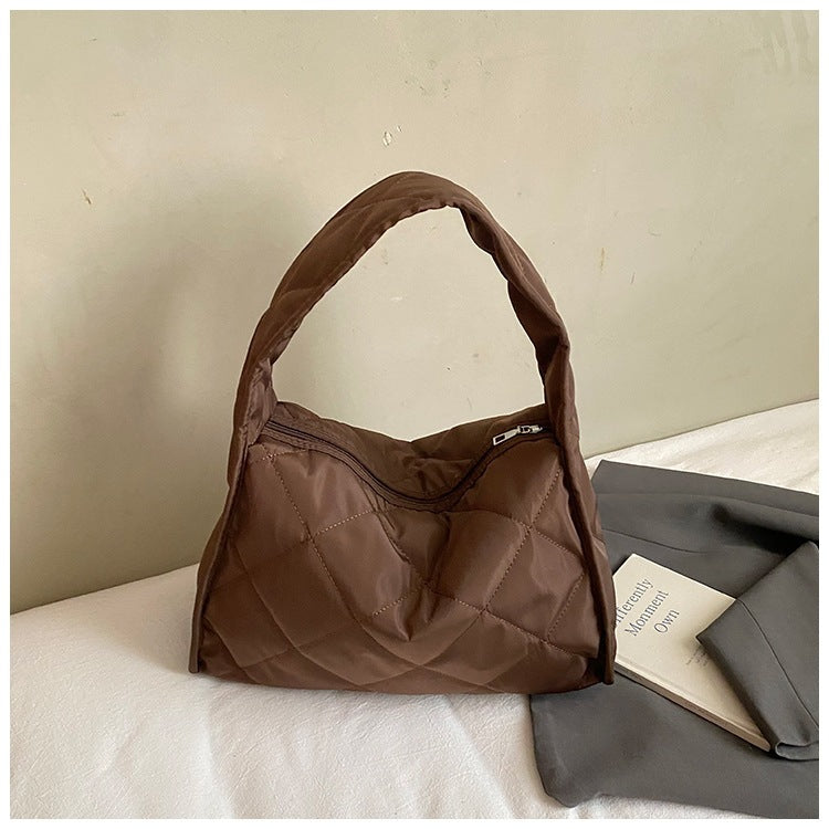 Damen Stepp-Hobo-Tasche aus strapazierfähigem Material Nord Taschen
