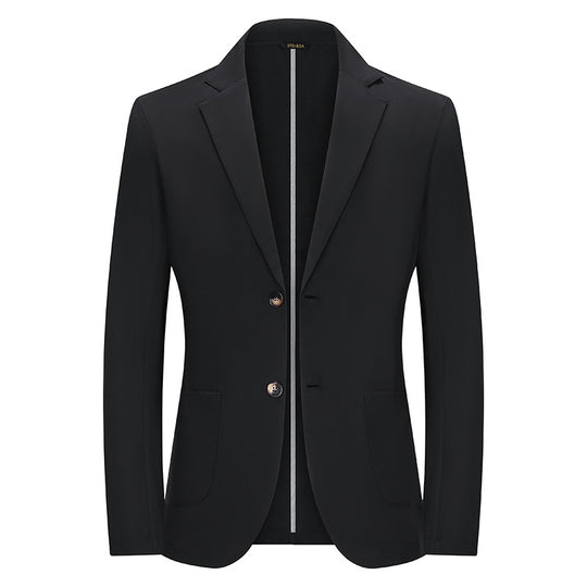 Herren Modernes Slim-Fit Sakko mit schmalem Revers und aufgesetzten Taschen Nord Taschen