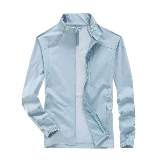 Herren Technische Softshell-Jacke mit hohem Stehkragen, atmungsaktiver Membran & minimalistischen Reißverschlusstaschen Nord Taschen