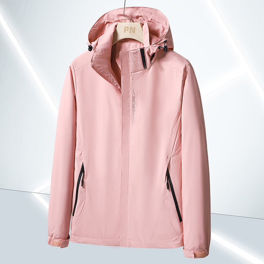 Herren Leichte Softshell-Funktionsjacke mit atmungsaktivem Meshfutter und verstellbarer Kapuze Nord Taschen